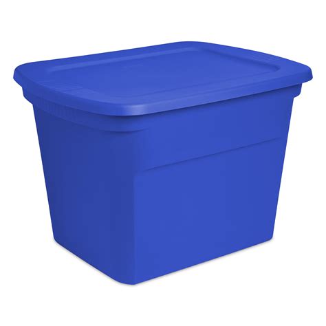 sterilite 18 gal. tote box steel case of 8|sterilite 18 gallon tote walmart.